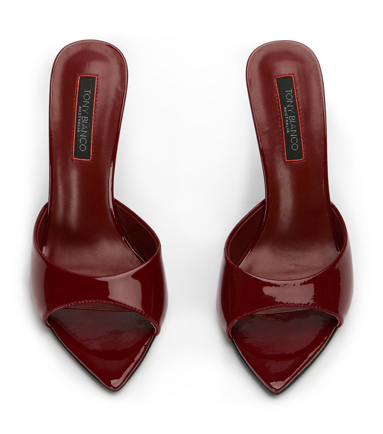 Malibu Bordeaux Patent Heels - Tony Bianco Discount