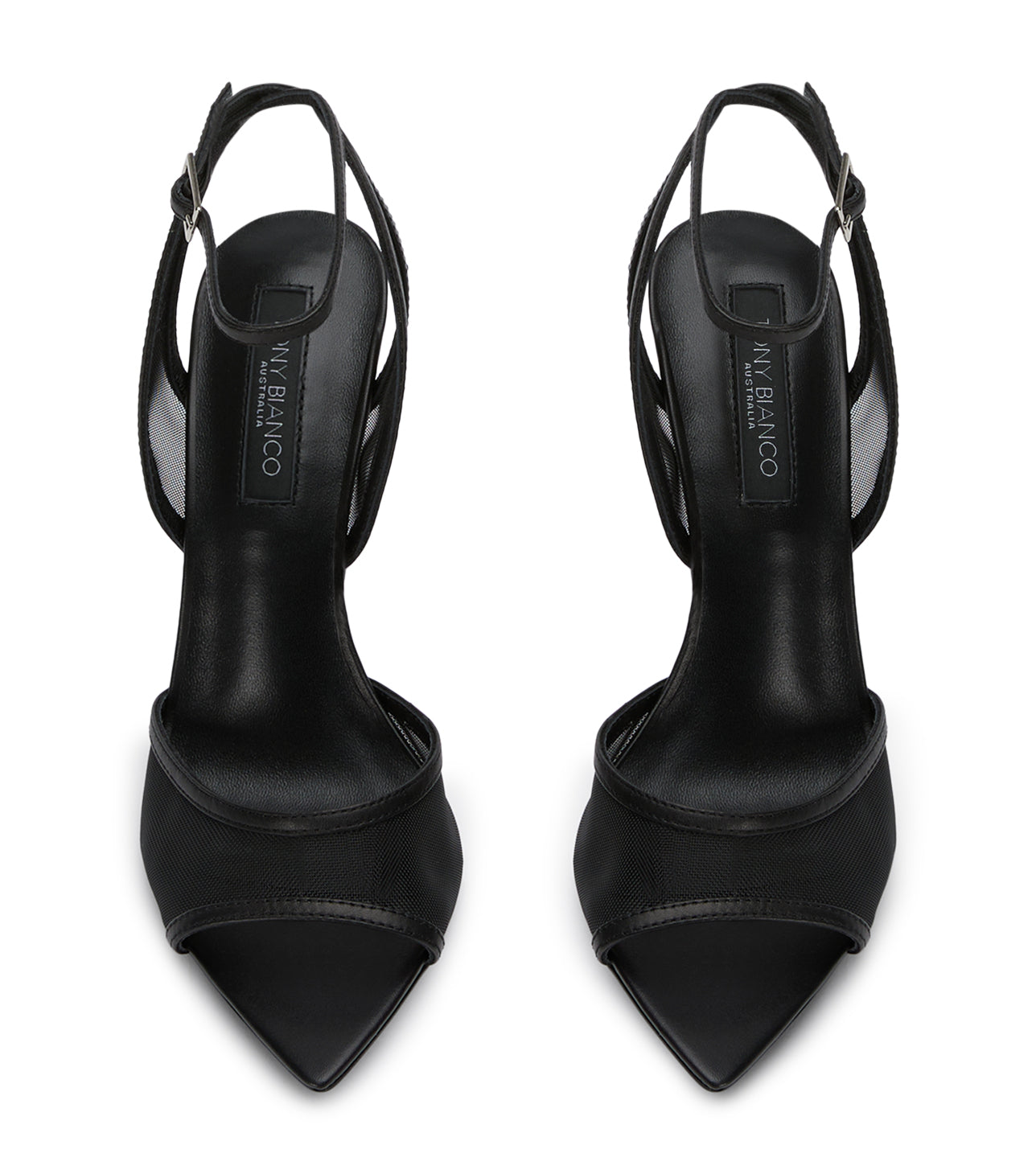 Miley Black Nylon/Black Heels - Tony Bianco For Sale