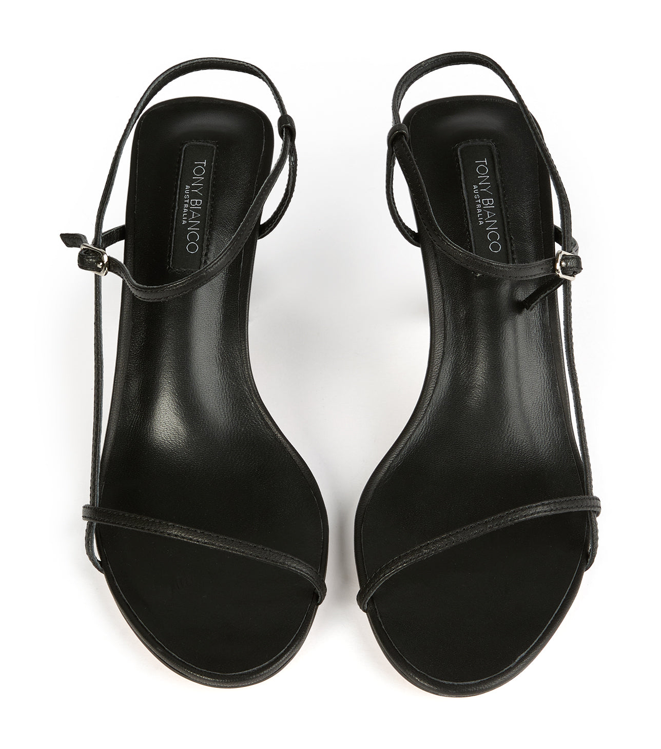 Caprice Black Kid Heels - Tony Bianco US