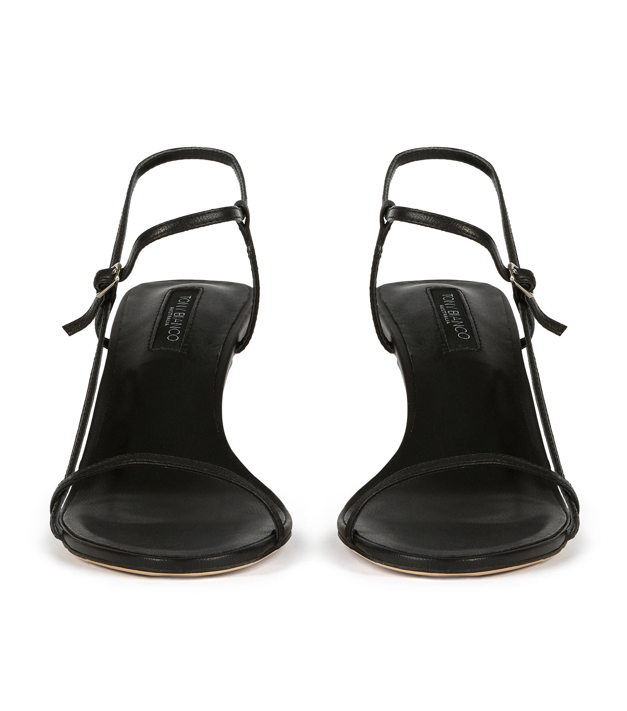 Caprice Black Kid Heels - Tony Bianco US