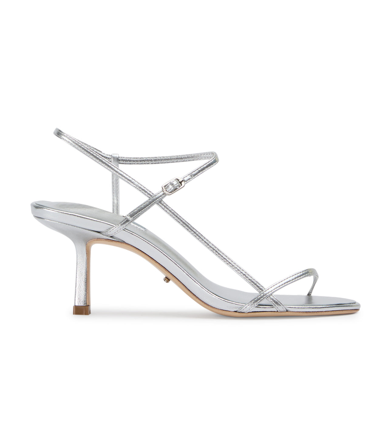 Caprice Silver Nappa Metallic Heels - Tony Bianco Discount