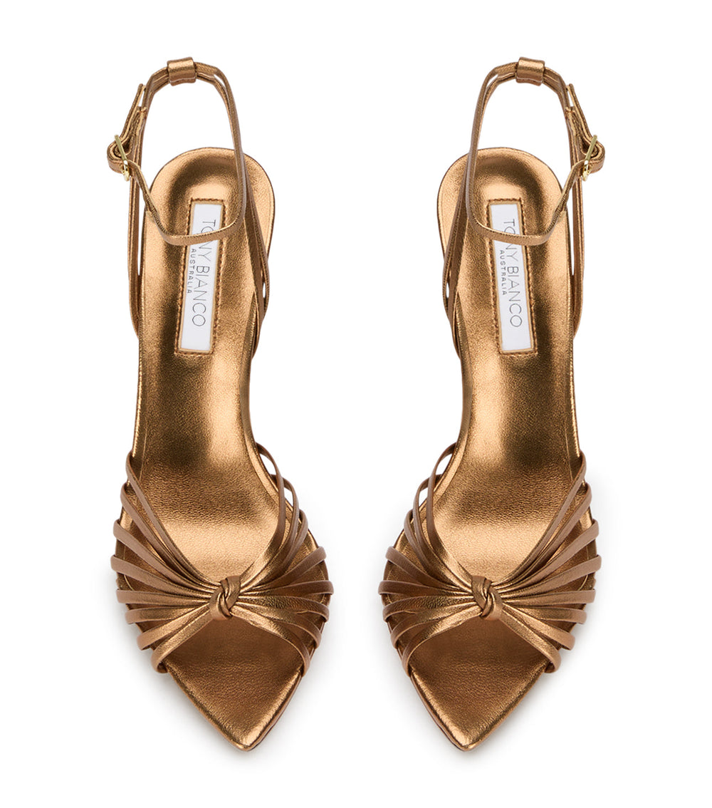 Maxos Bronze Nappa Metallic - Tony Bianco Sale