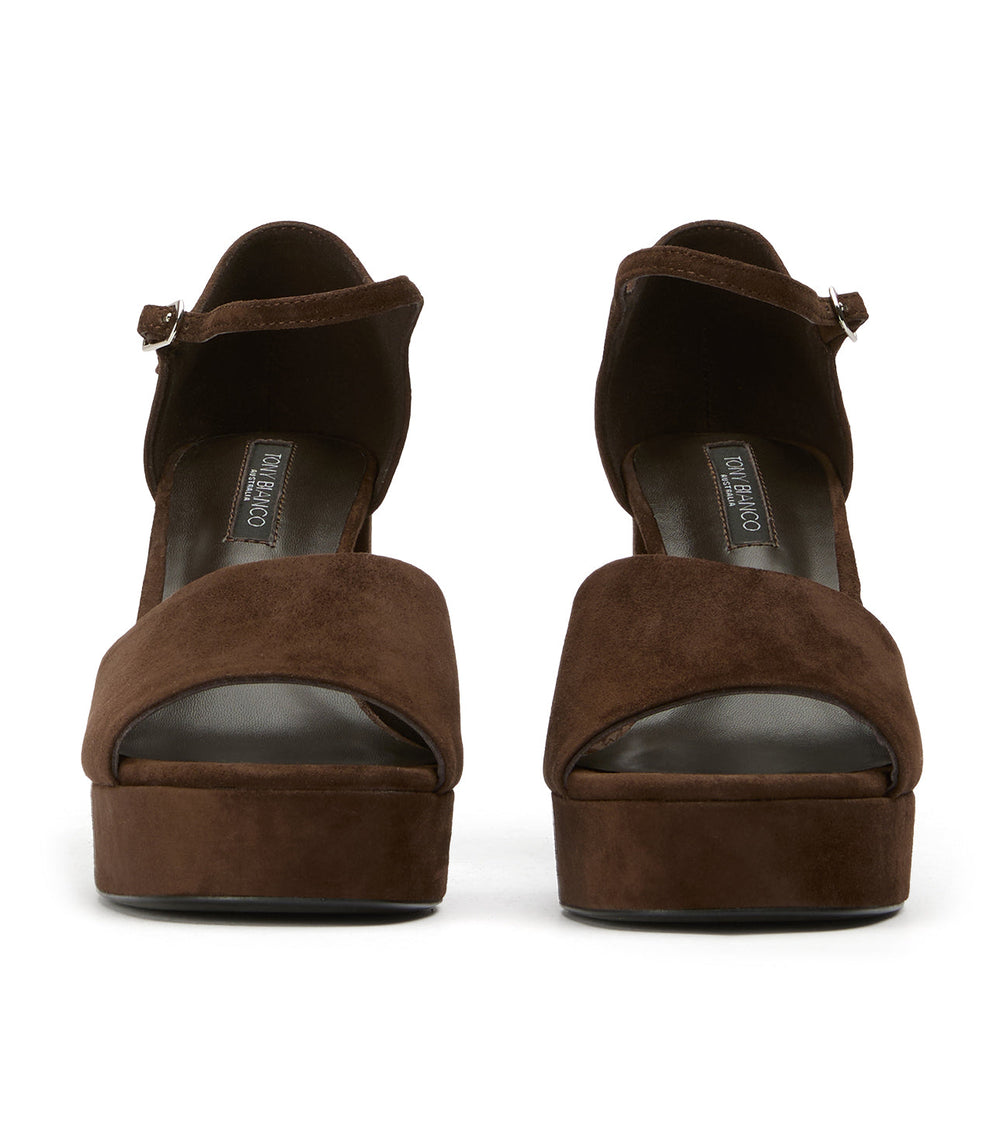 Flash Espresso Suede - Tony Bianco On Sale