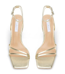 Corso Gold Nappa Metallic Heels - Tony Bianco Online Shop
