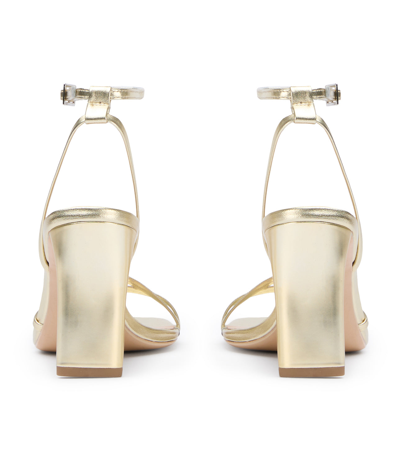 Corso Gold Nappa Metallic Heels - Tony Bianco Online Shop