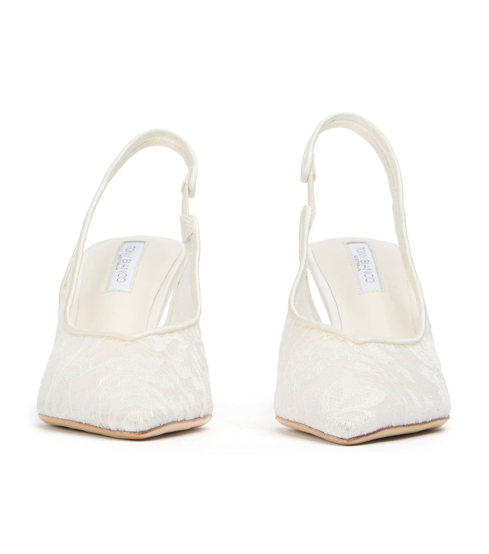 Breeze Ivory Brocade - Tony Bianco On Sale