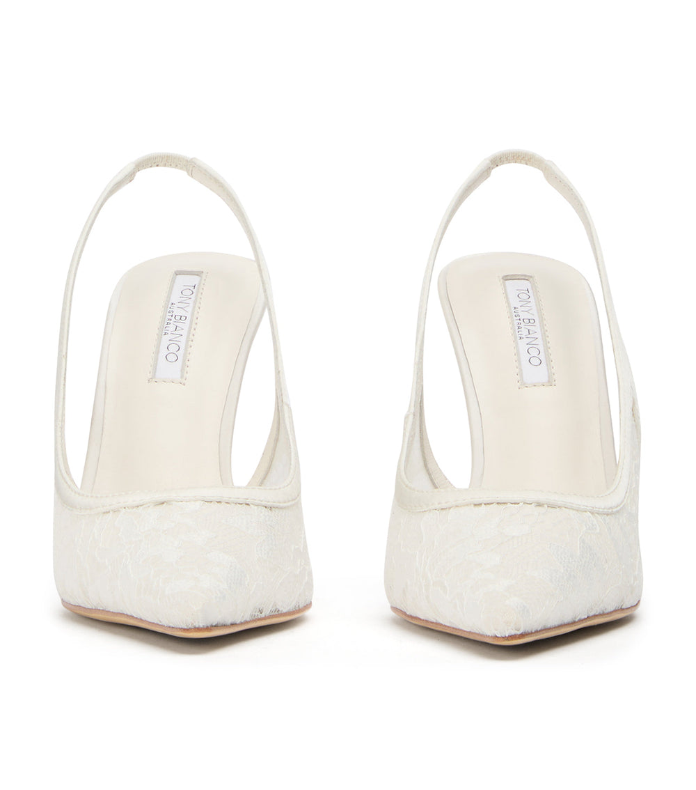 Noni Ivory Brocade - Tony Bianco Outlet