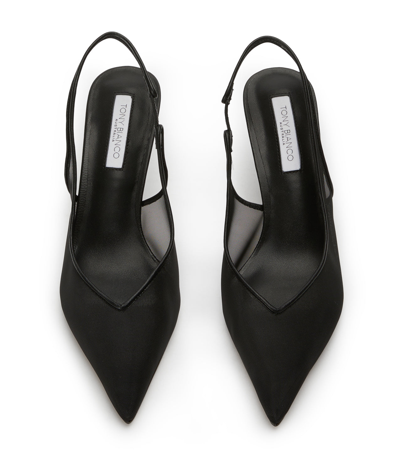 Breeze Black Nylon Heels - Tony Bianco Sale