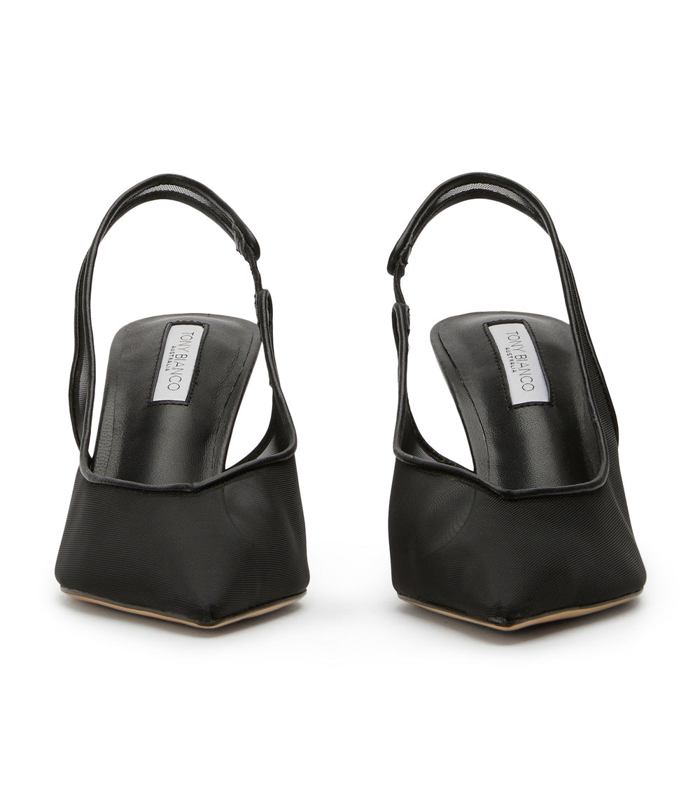Breeze Black Nylon Heels - Tony Bianco Sale