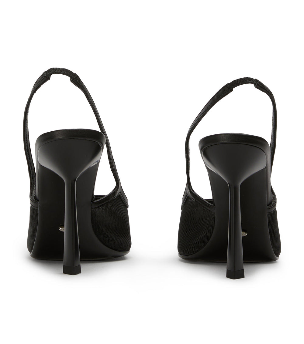 Glide Black Nylon Heels - Tony Bianco For Sale