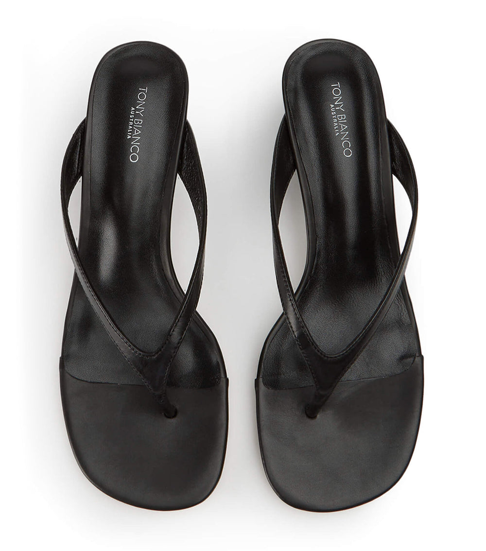 Krista Black Nappa Heels - Tony Bianco Sale