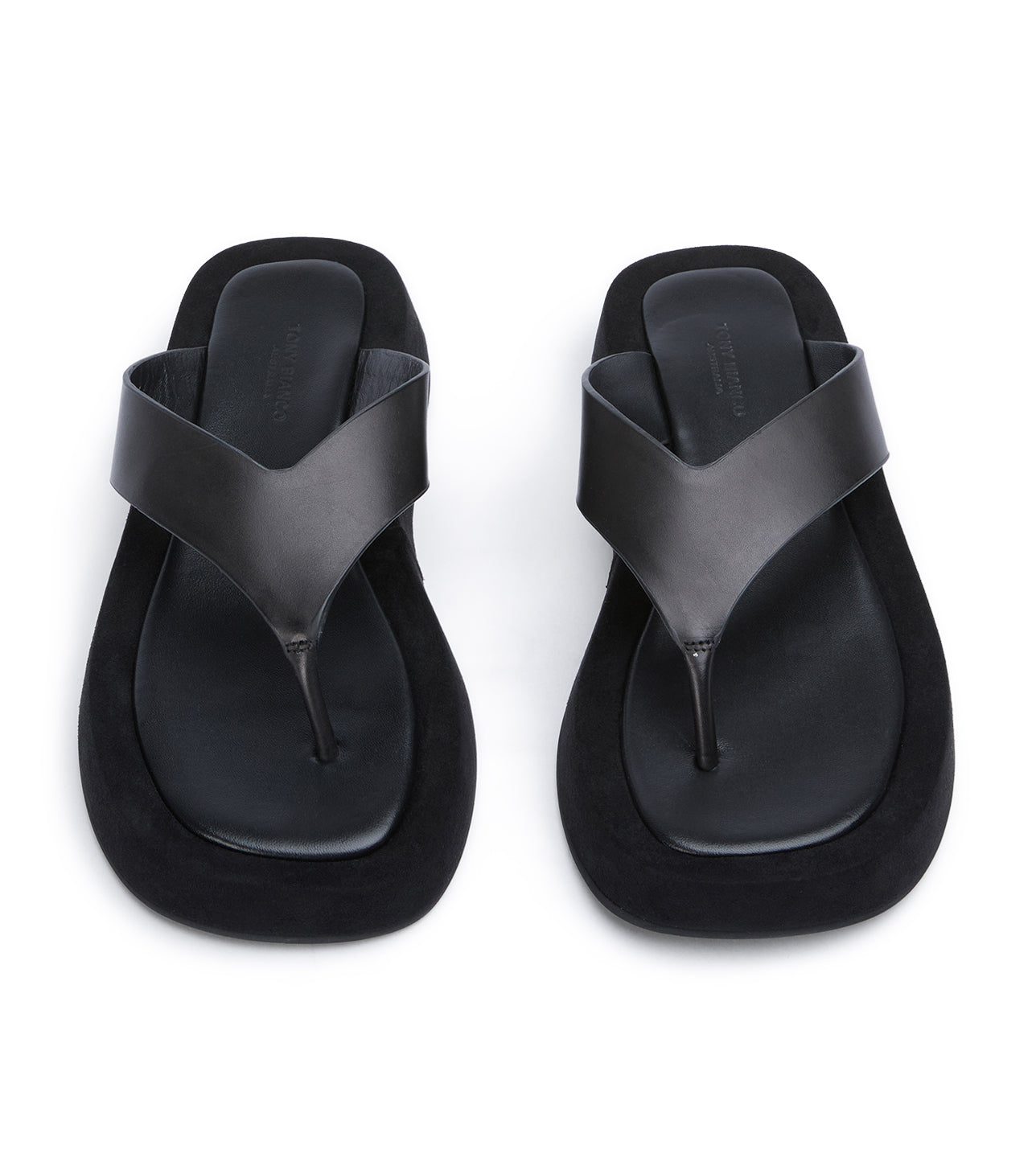 Ives Black Como Sandals - Tony Bianco Sale