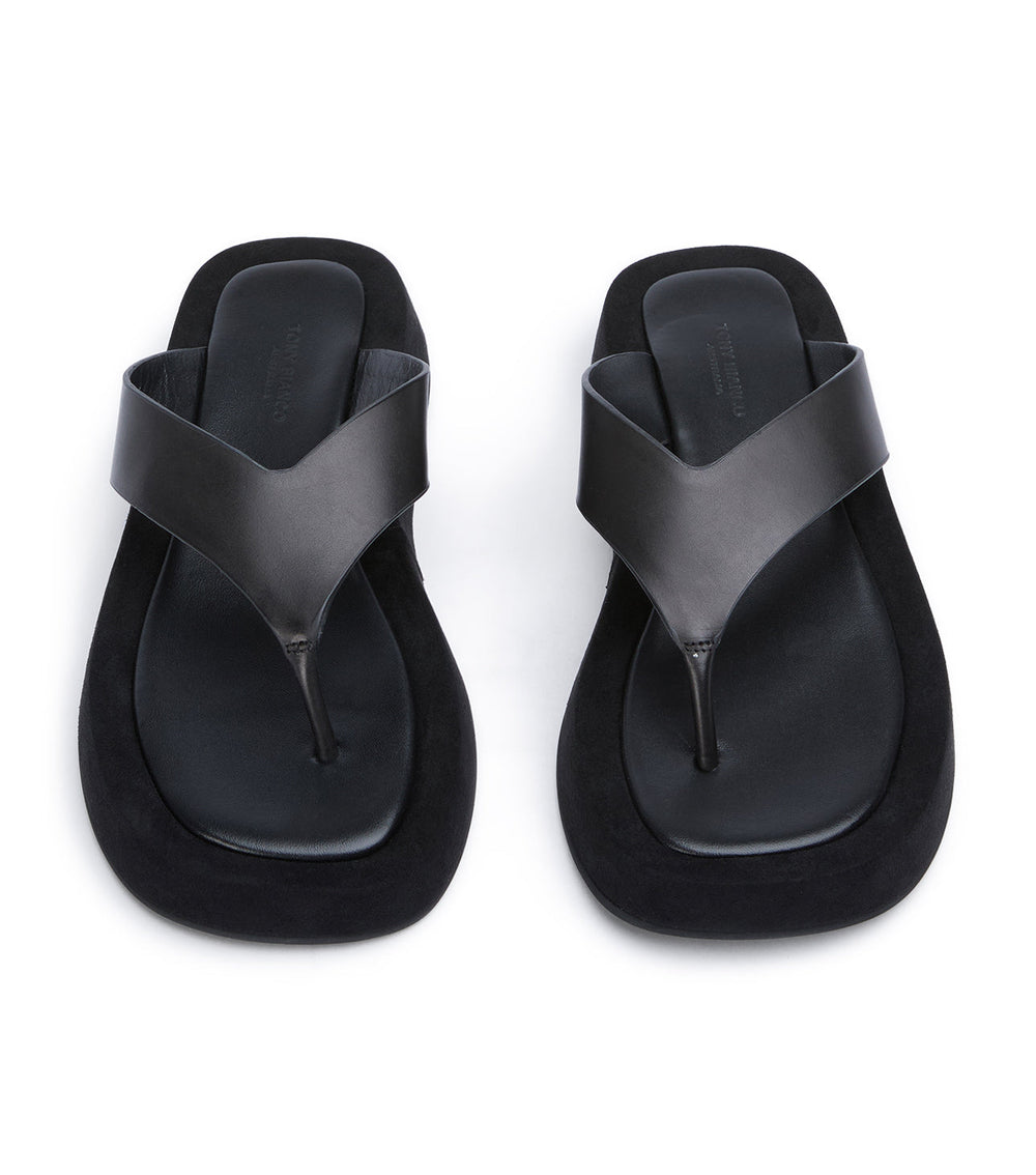 Ives Black Como Sandals - Tony Bianco Sale