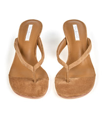 Edgy Taupe Suede - Tony Bianco For Sale