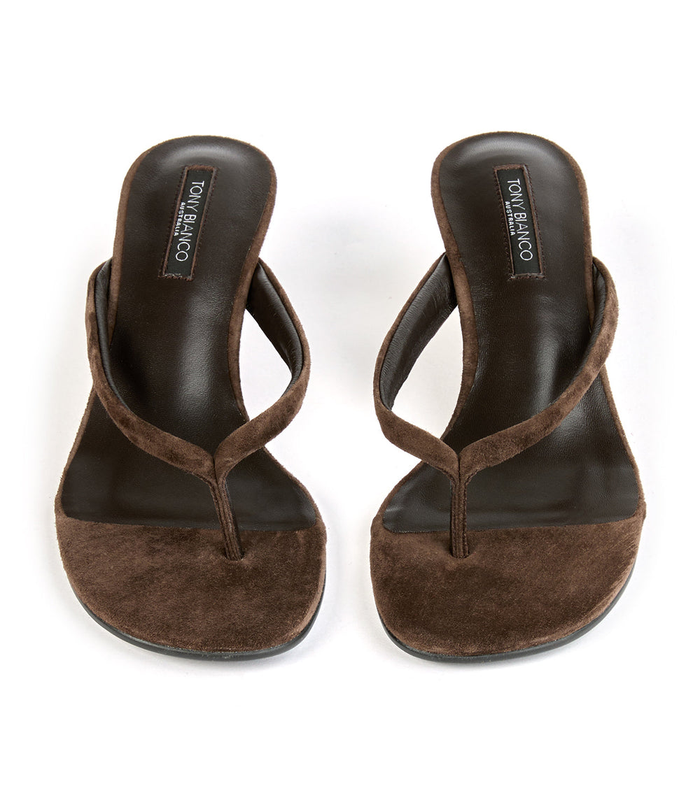 Edgy Espresso Suede - Tony Bianco Outlet