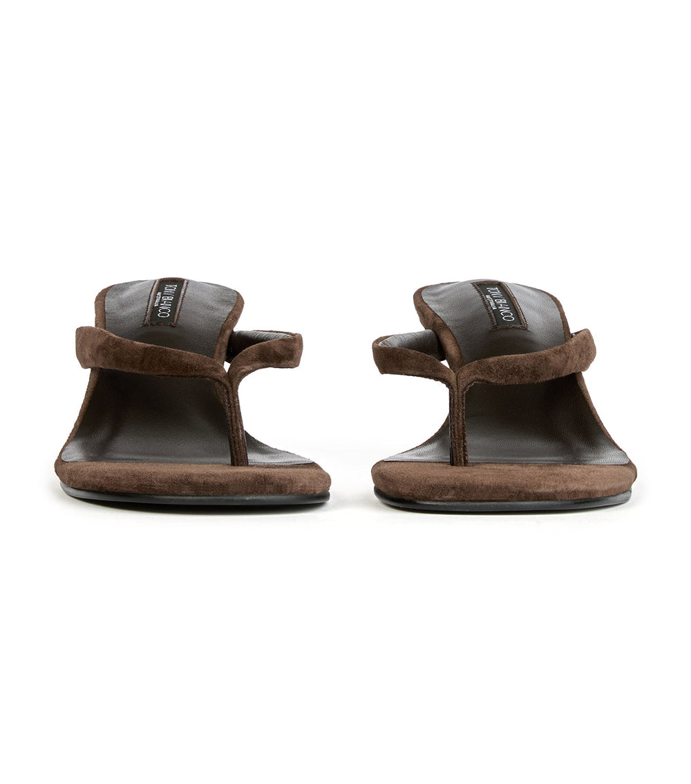 Edgy Espresso Suede - Tony Bianco Outlet