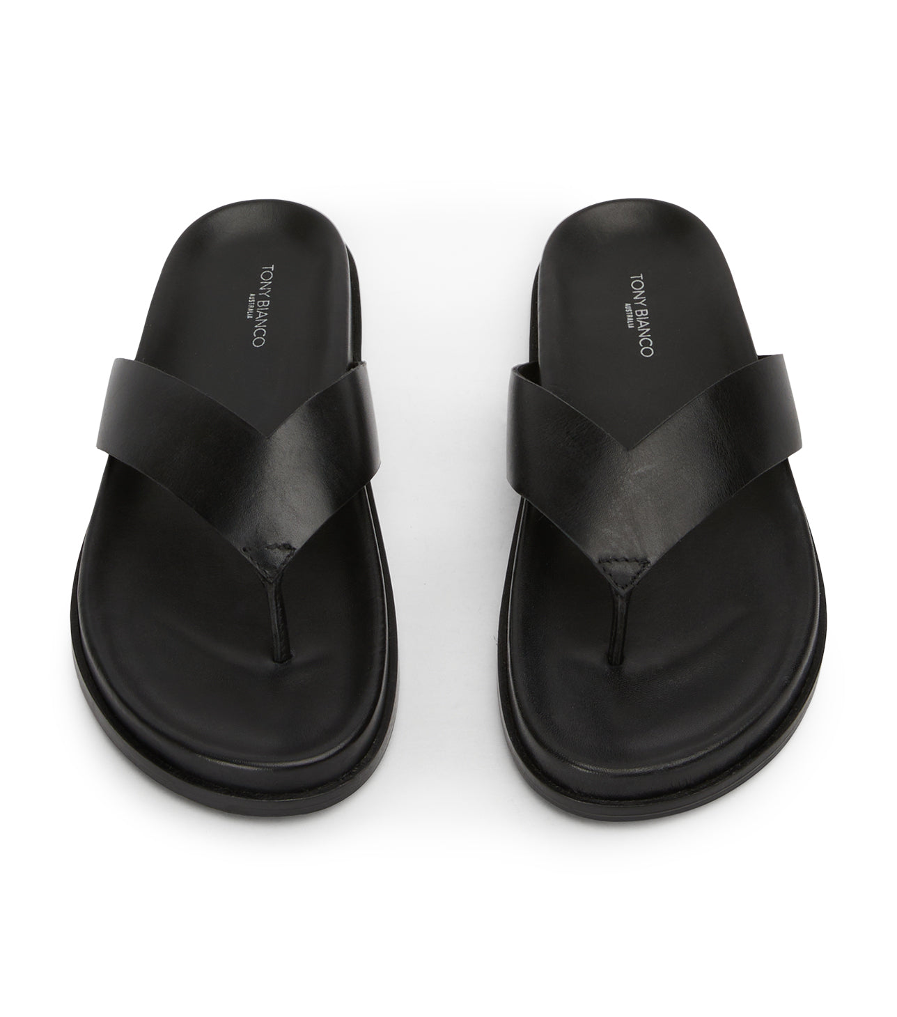 Loop Black Sandals - Tony Bianco Online