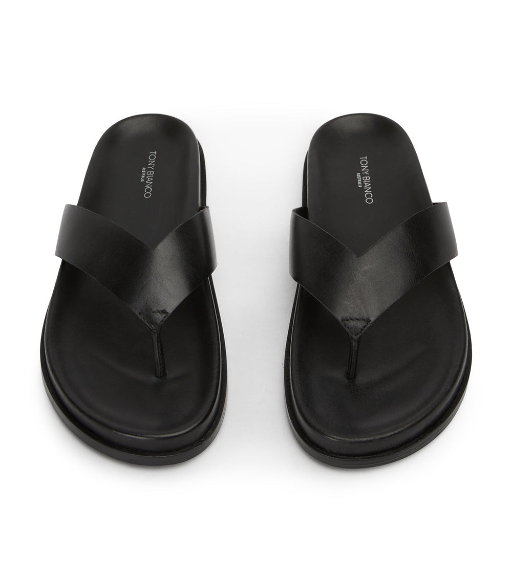 Loop Black Sandals - Tony Bianco Online