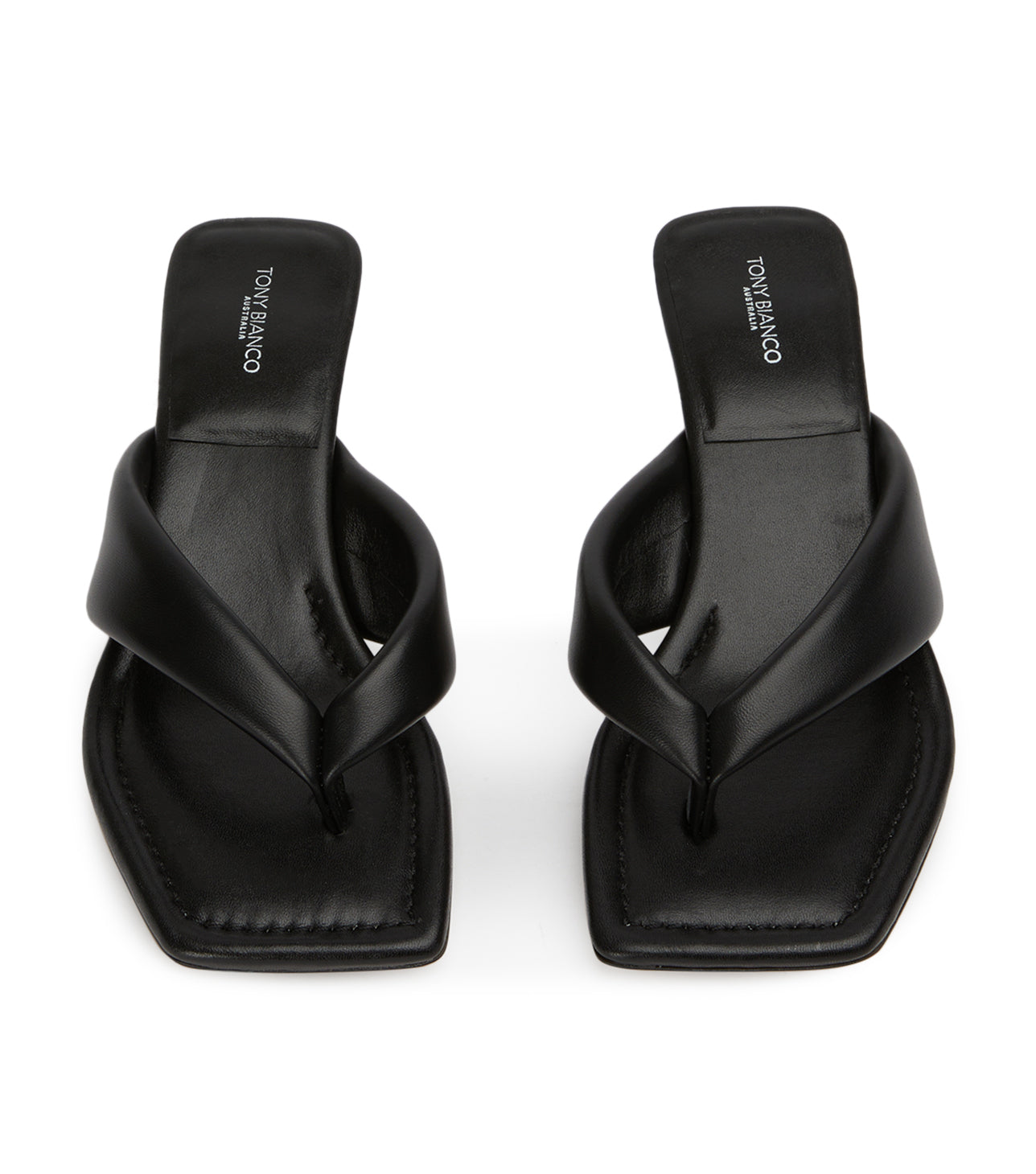 Tropic Black Nappa Heels - Tony Bianco For Sale