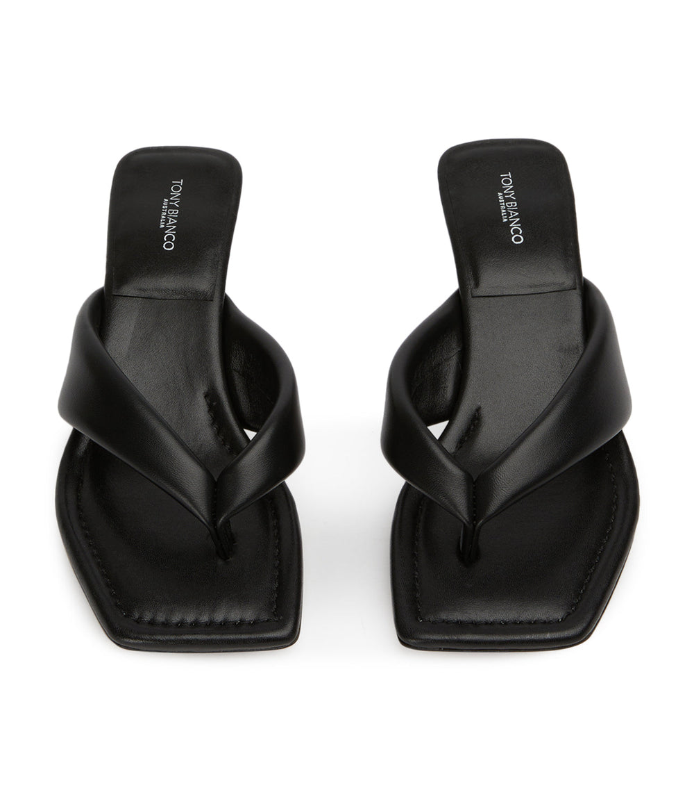 Tropic Black Nappa Heels - Tony Bianco For Sale