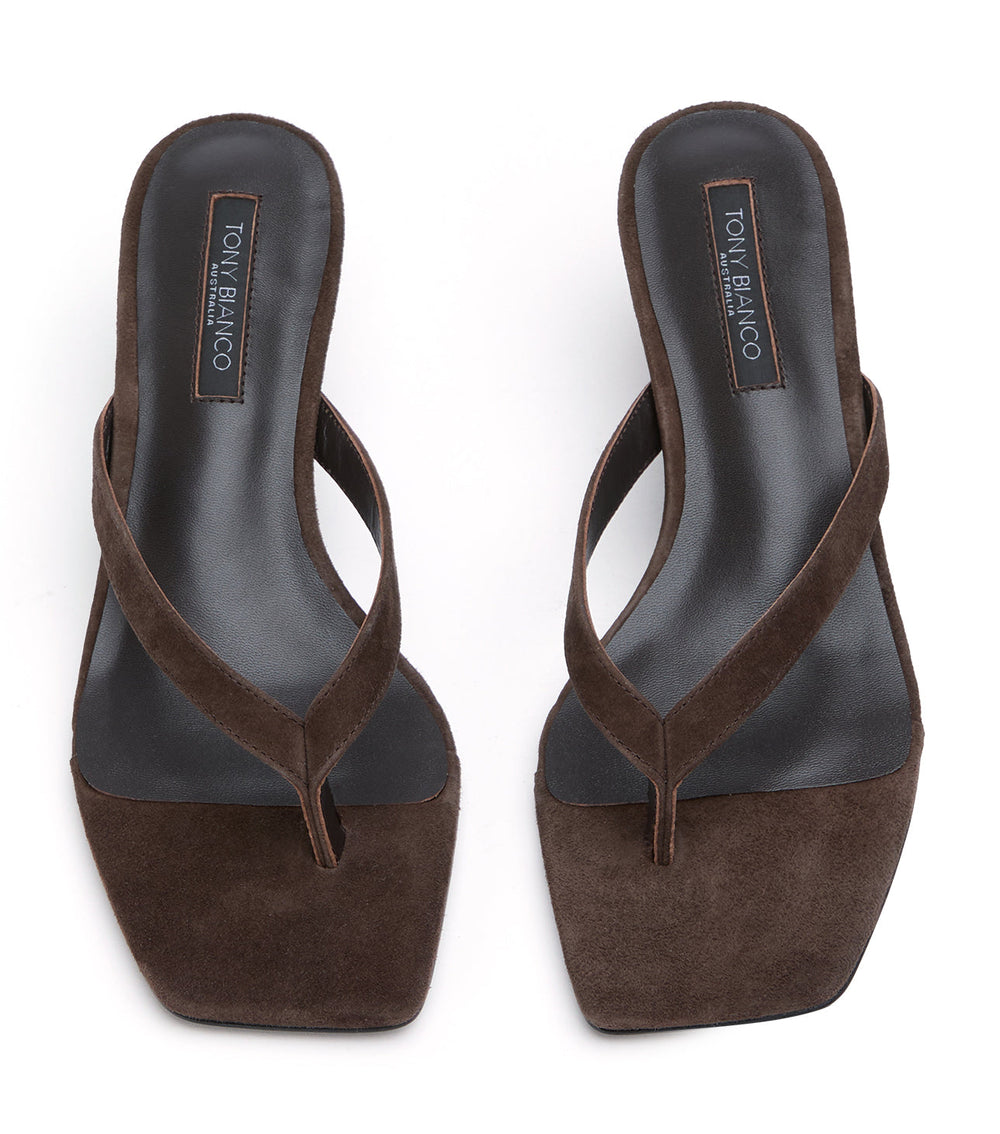 Topaz Espresso Suede - Tony Bianco Online Shop