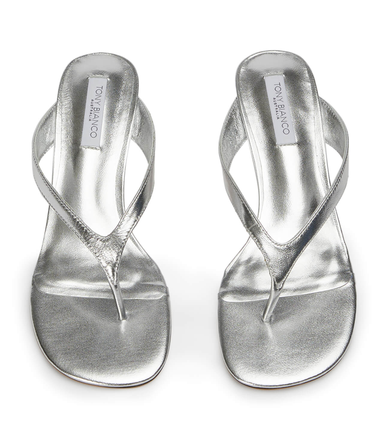 Krista Silver Nappa Metallic Heels - Tony Bianco Near me