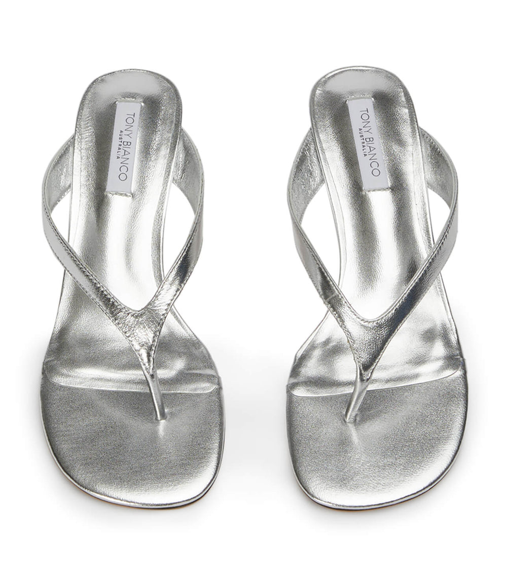 Krista Silver Nappa Metallic Heels - Tony Bianco Near me