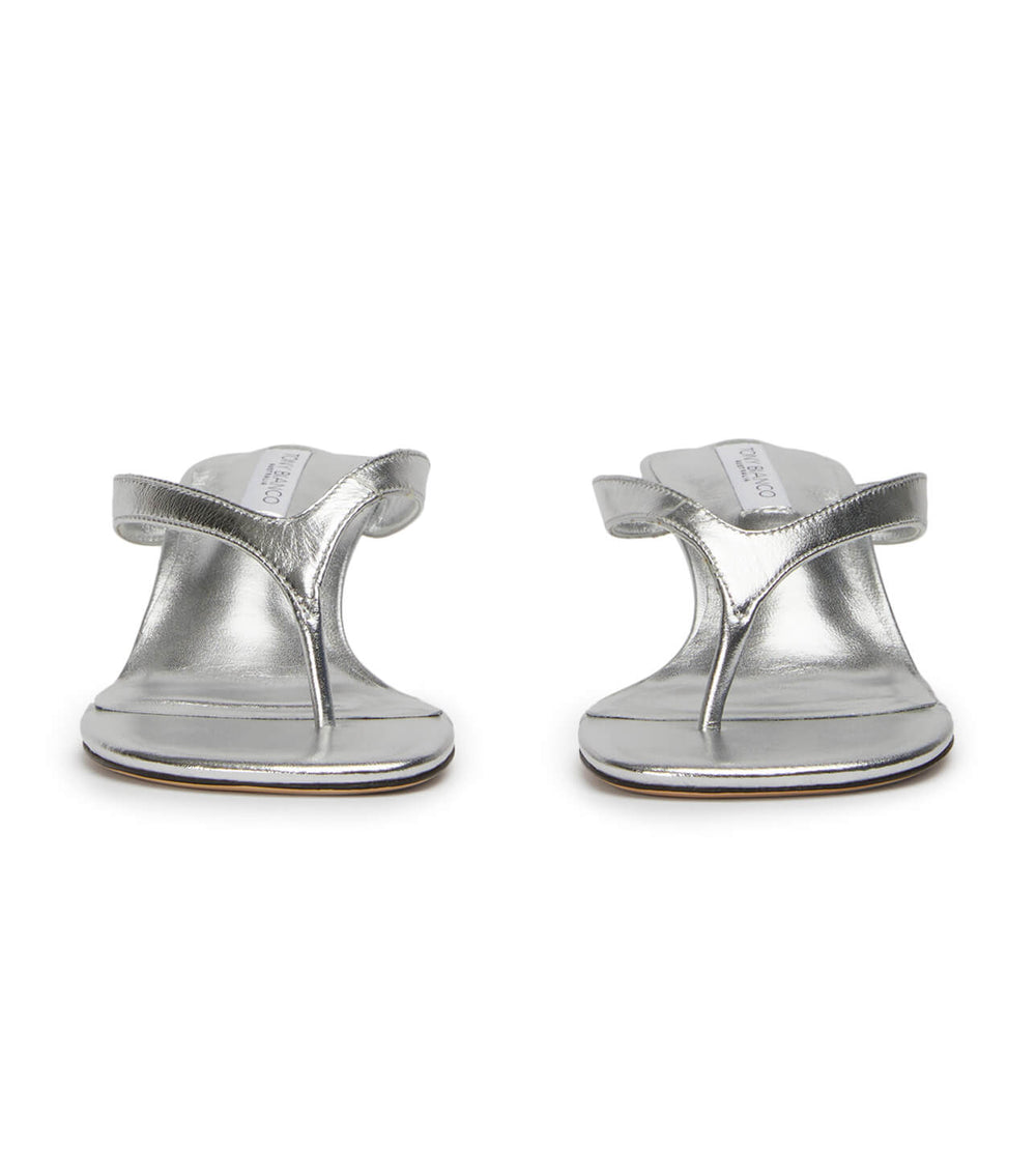 Krista Silver Nappa Metallic Heels - Tony Bianco Near me