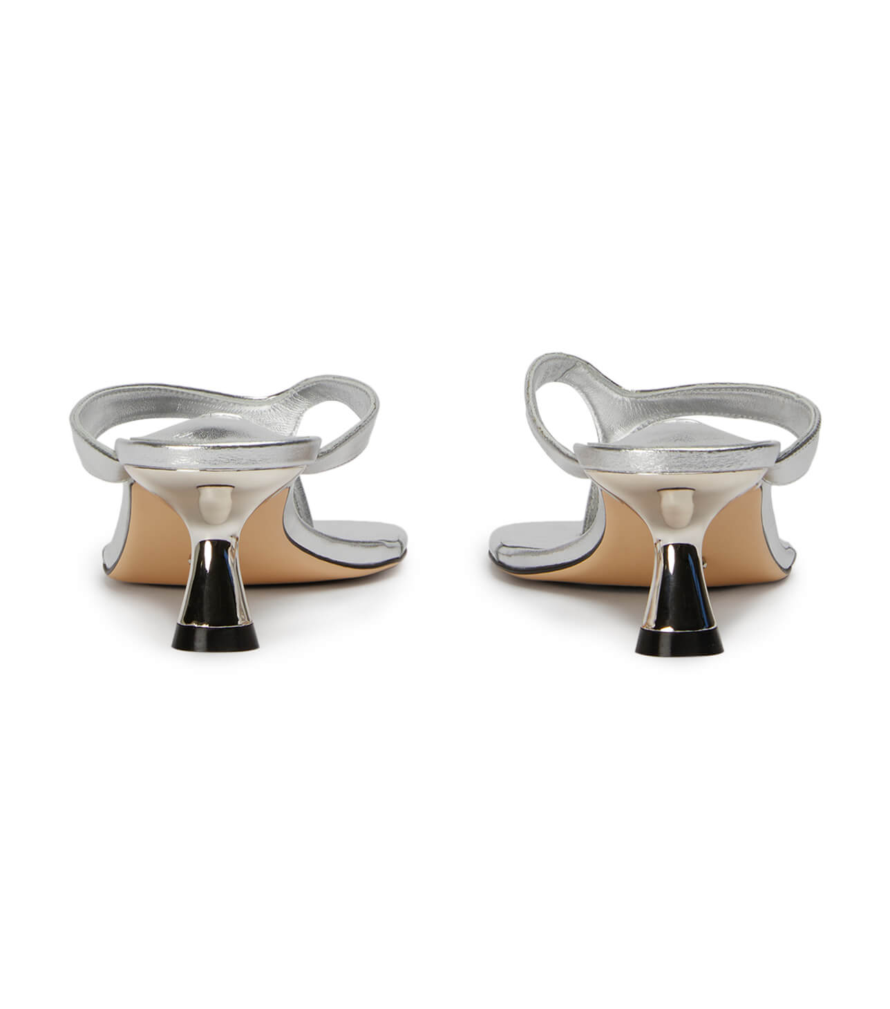 Krista Silver Nappa Metallic Heels - Tony Bianco Near me
