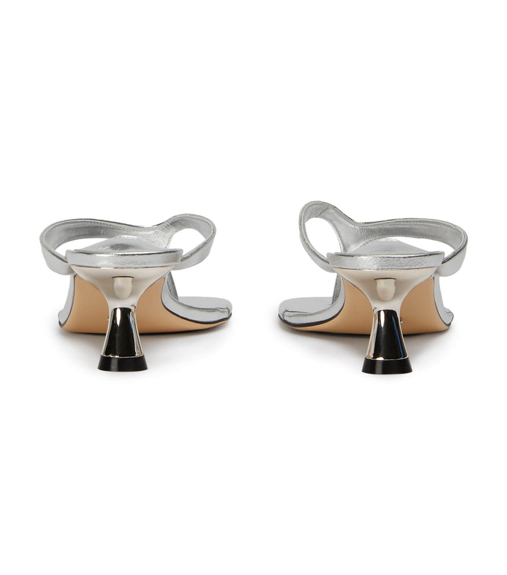 Krista Silver Nappa Metallic Heels - Tony Bianco Near me
