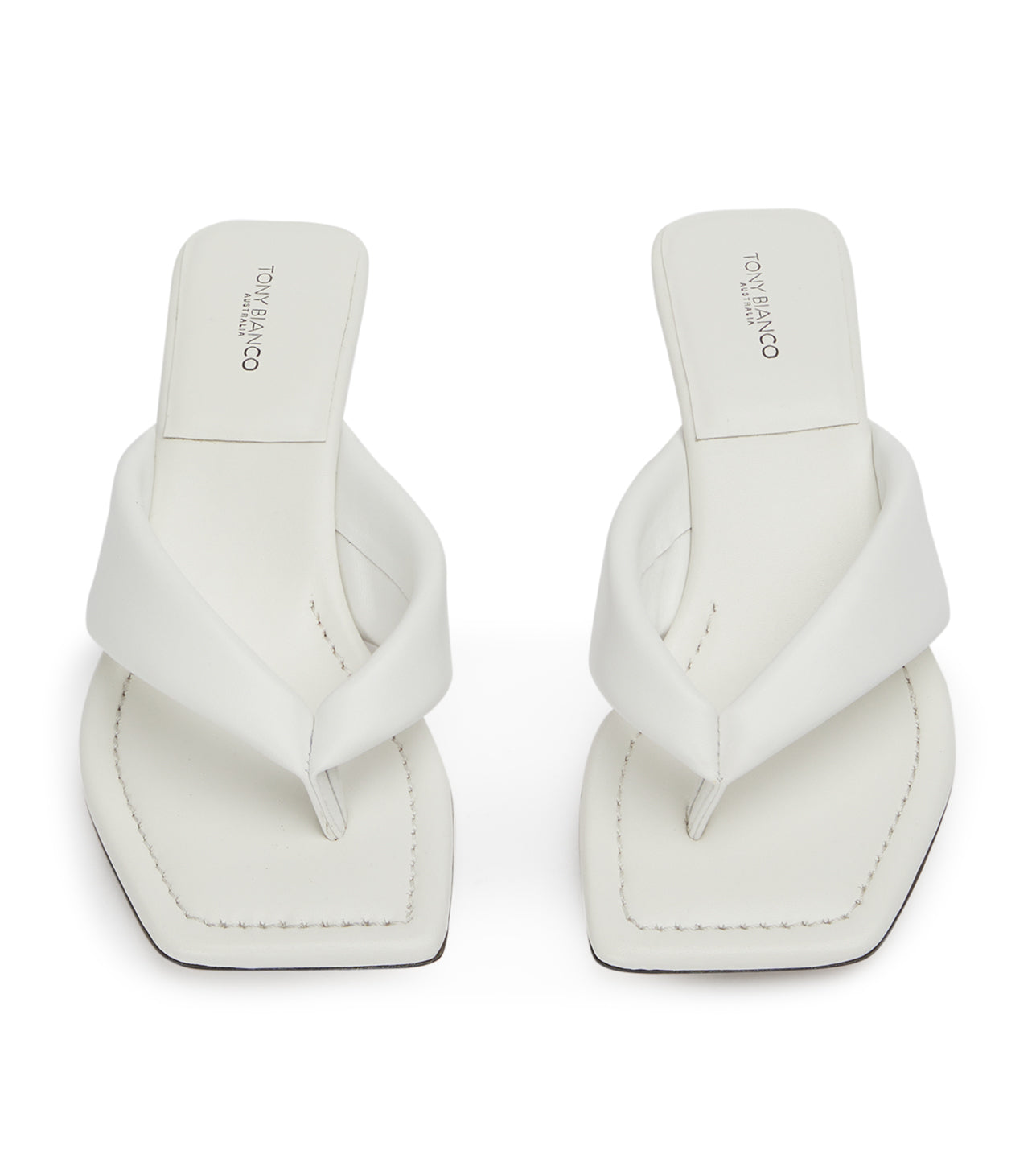 Tropic White Nappa Heels - Tony Bianco On Sale
