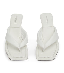 Tropic White Nappa Heels - Tony Bianco On Sale