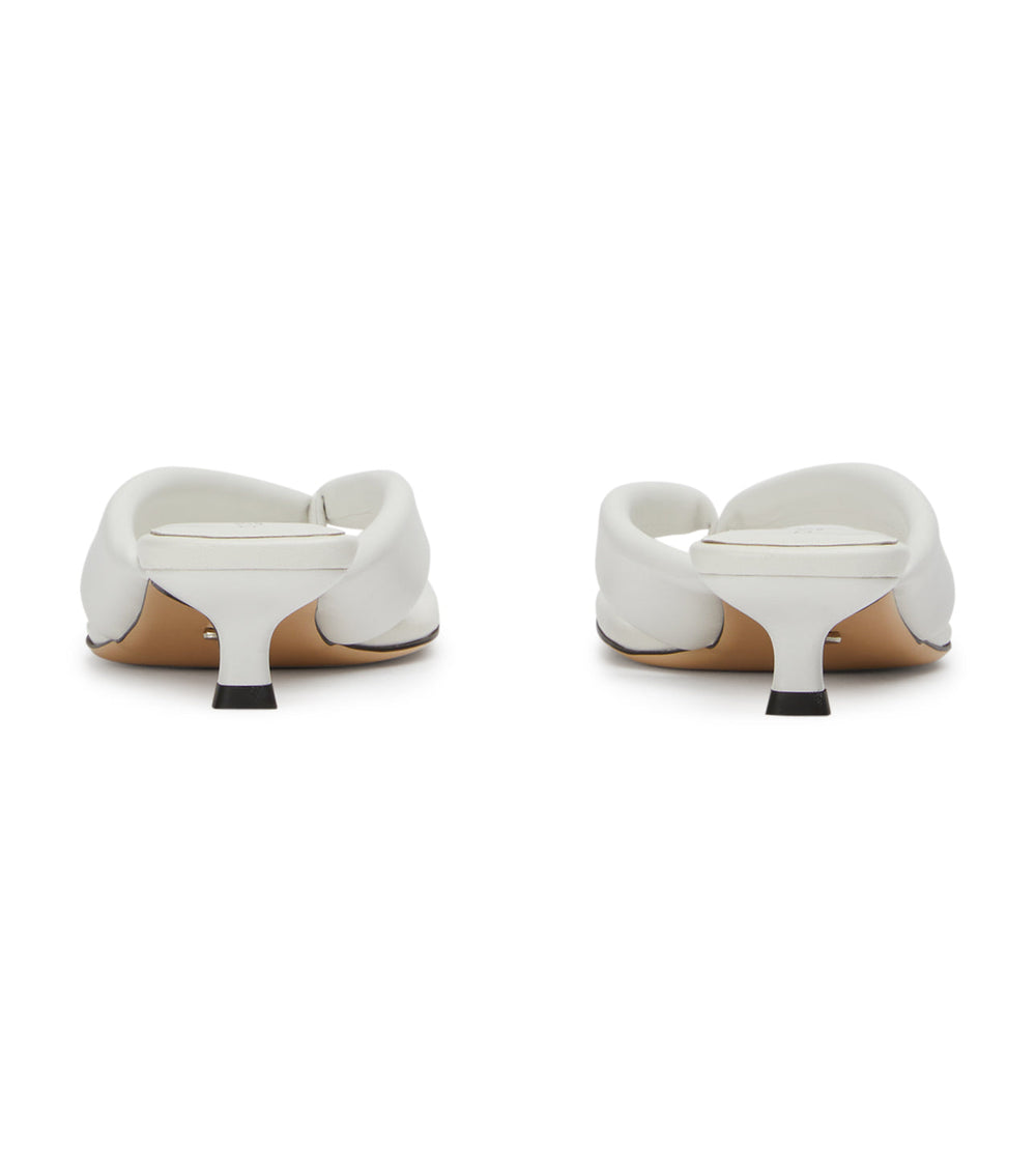 Tropic White Nappa Heels - Tony Bianco On Sale