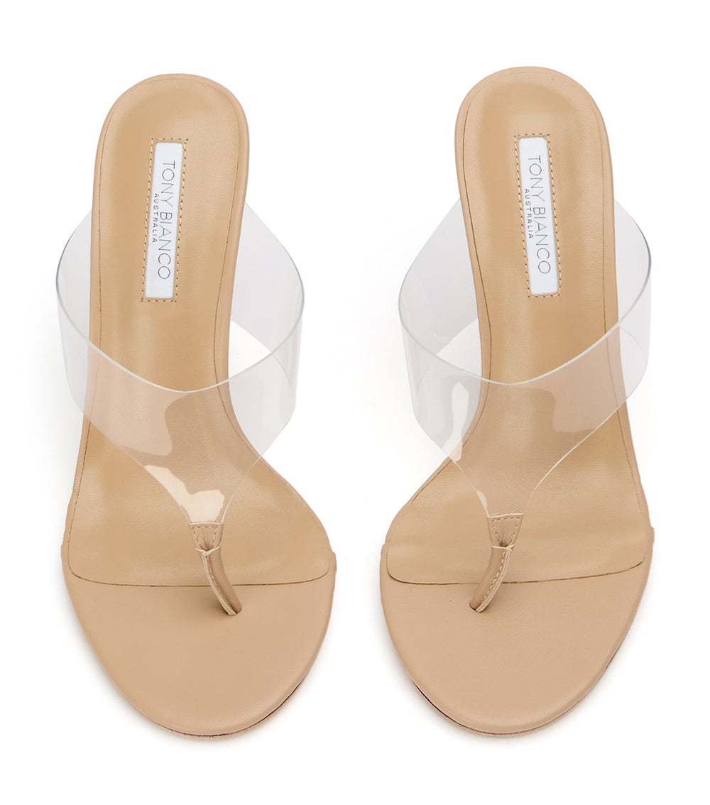Dolli Clear Vinylite/Skin - Tony Bianco Outlet