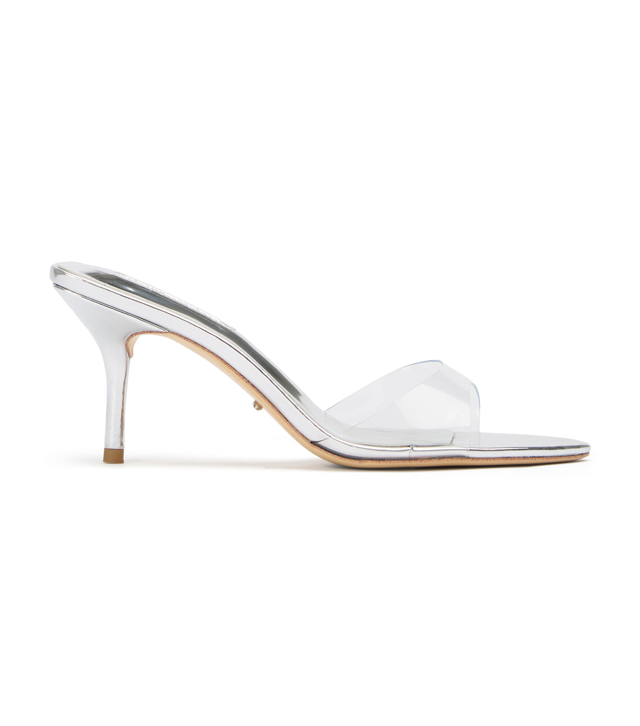 Hallie Clear Vinylite/Silver - Tony Bianco For Sale