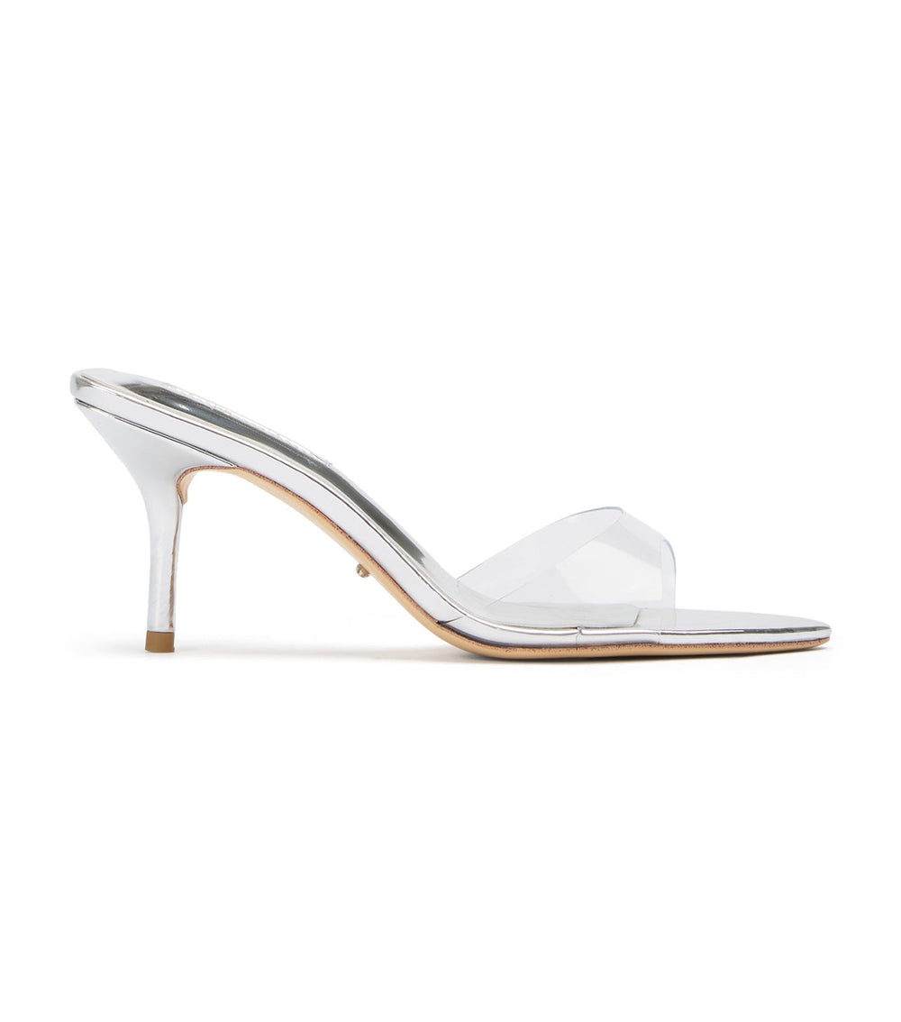 Hallie Clear Vinylite/Silver - Tony Bianco For Sale
