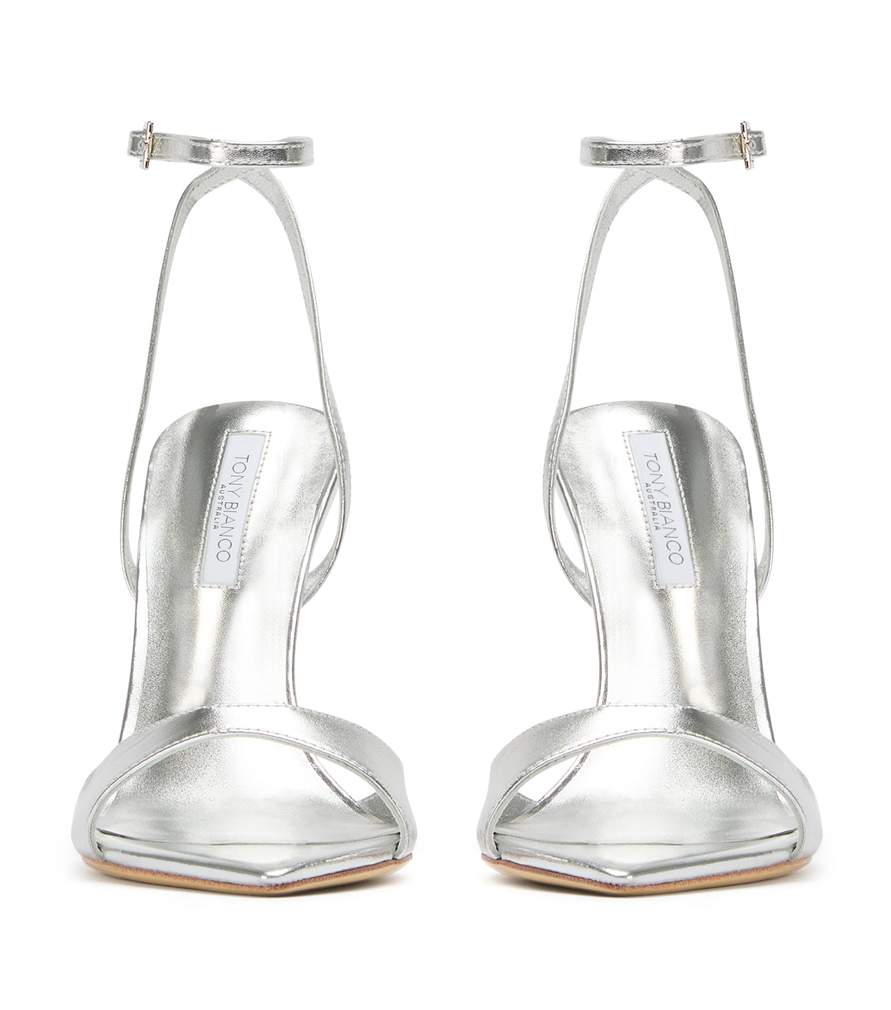 Molly Silver Nappa Metallic - Tony Bianco Outlet
