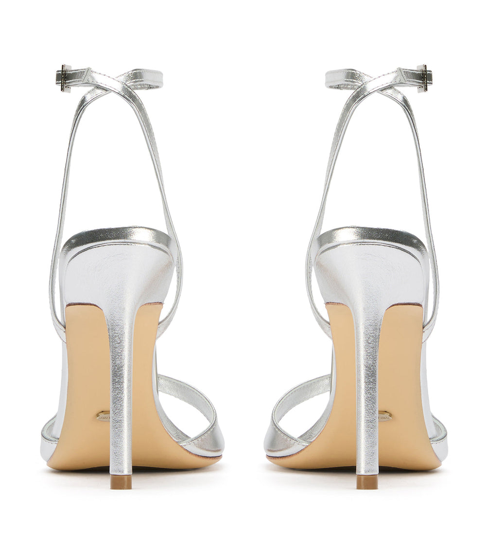 Molly Silver Nappa Metallic - Tony Bianco Outlet