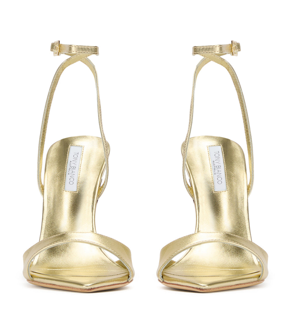 Molly Gold Nappa Metallic - Tony Bianco For Sale