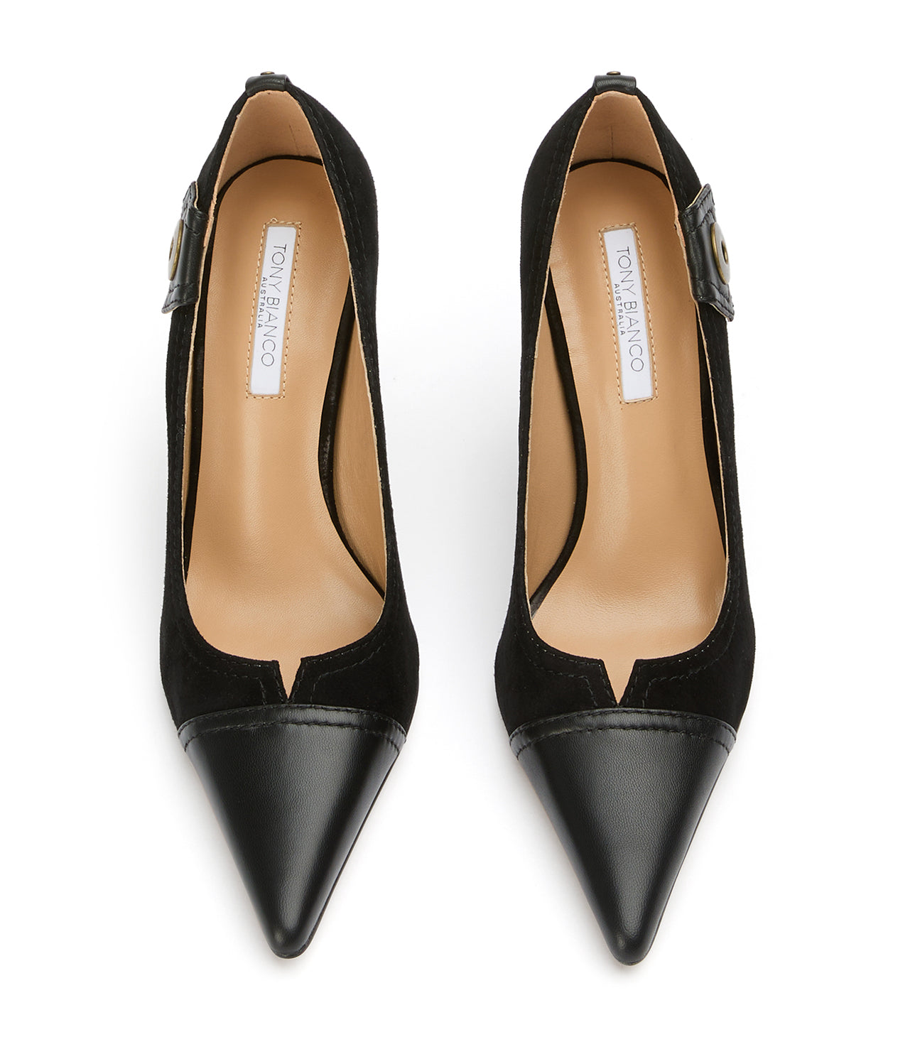 Nessa Black Suede/Black - Tony Bianco US