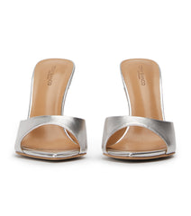 Marcel Silver Nappa Metallic Heels - Tony Bianco Outlet