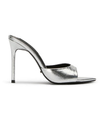 Malibu Silver Vintage Metal Heels - Tony Bianco US