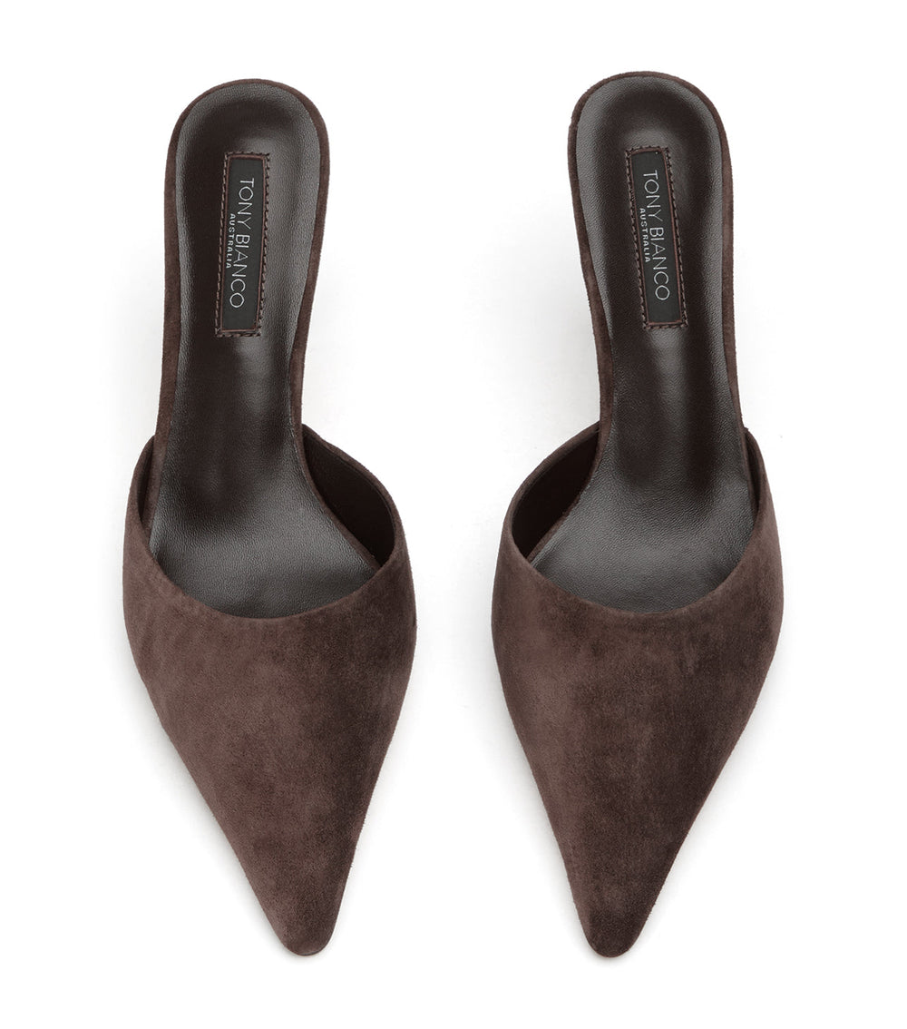 Sicily Espresso Suede - Tony Bianco On Sale