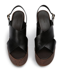 Vogue Black Como Wedges - Tony Bianco Outlet