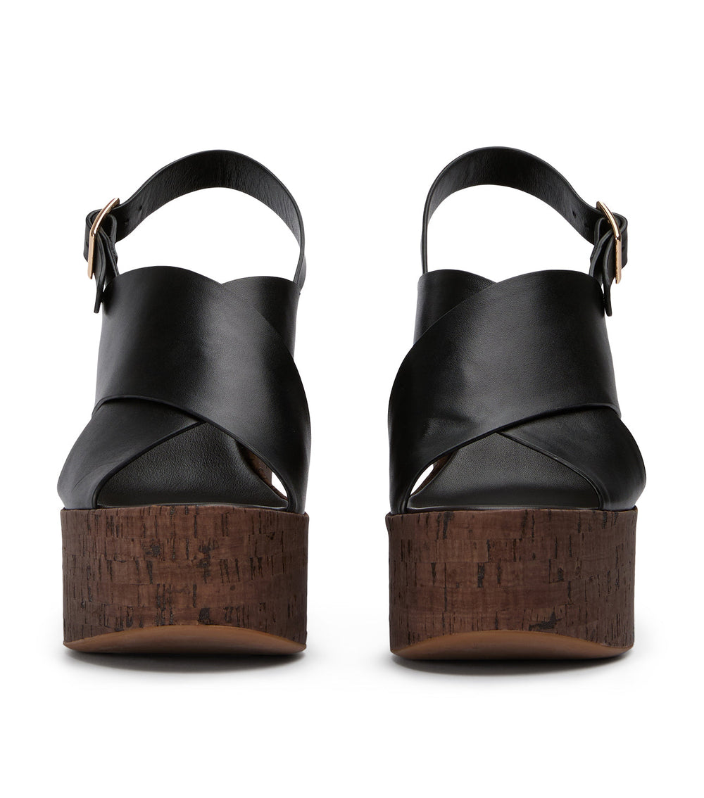Vogue Black Como Wedges - Tony Bianco Outlet