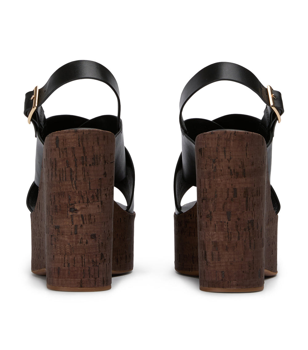 Vogue Black Como Wedges - Tony Bianco Outlet