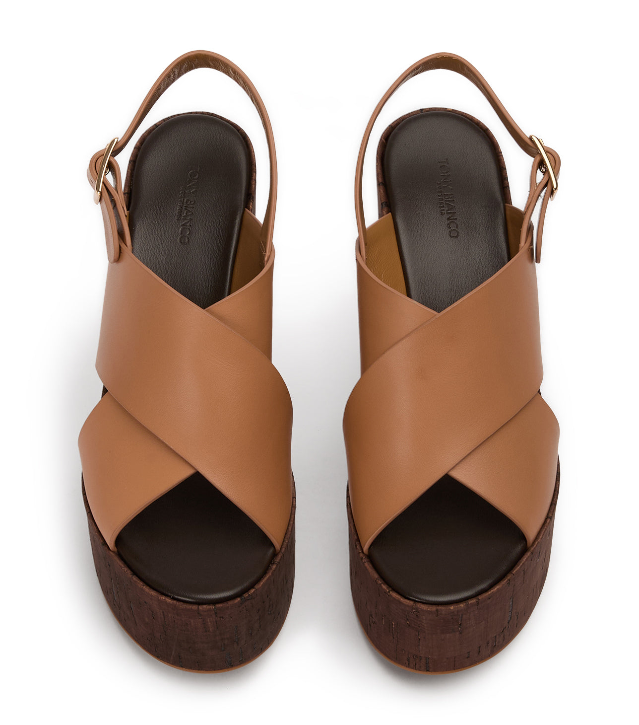 Vogue Tan Como Wedges - Tony Bianco Sale