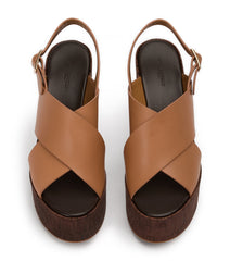 Vogue Tan Como Wedges - Tony Bianco Sale