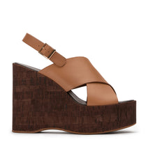 Vogue Tan Como Wedges - Tony Bianco Sale