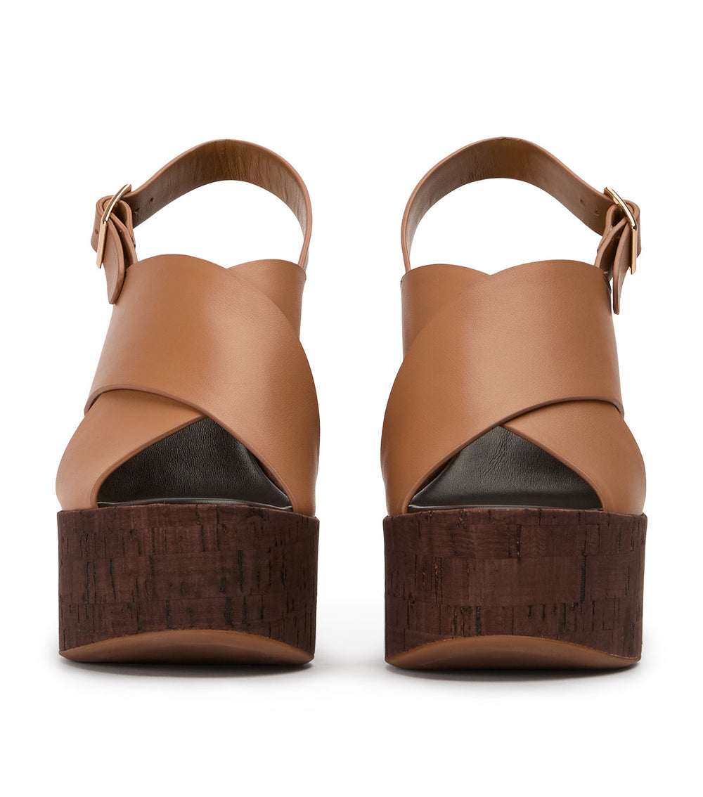 Vogue Tan Como Wedges - Tony Bianco Sale